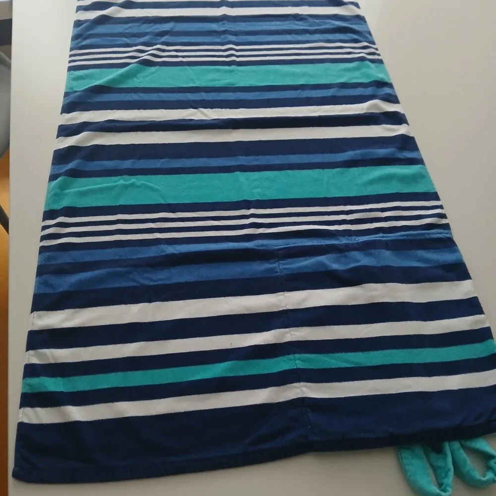 Beach Towel in a Bag 100% Cotton Convertible  